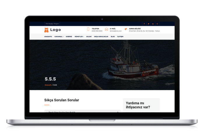 Lojistik Web Paketi - HS499508 Lojistik Web Paketi - HS499508