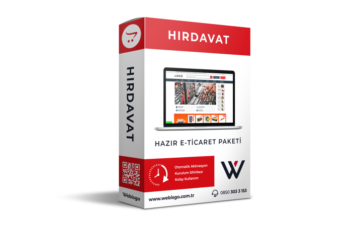 Hırdavat E-Ticaret Paketi - HS180473 Hırdavat E-Ticaret Paketi - HS180473