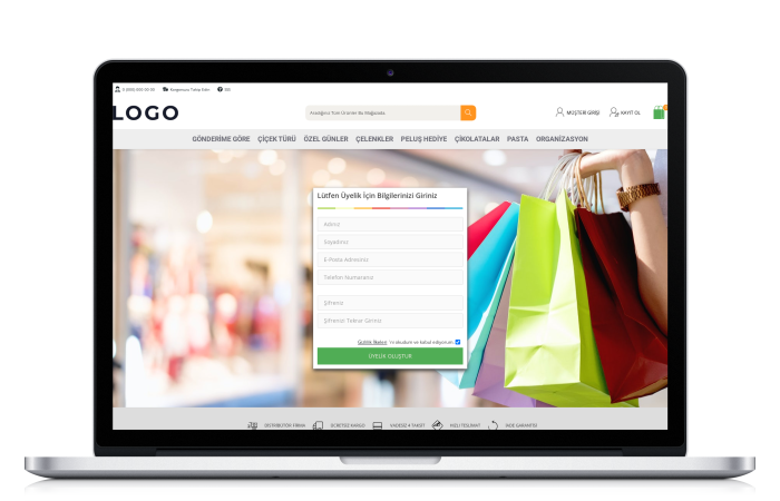 Çiçek E-Ticaret Paketi - HS118677 Çiçek E-Ticaret Paketi - HS118677