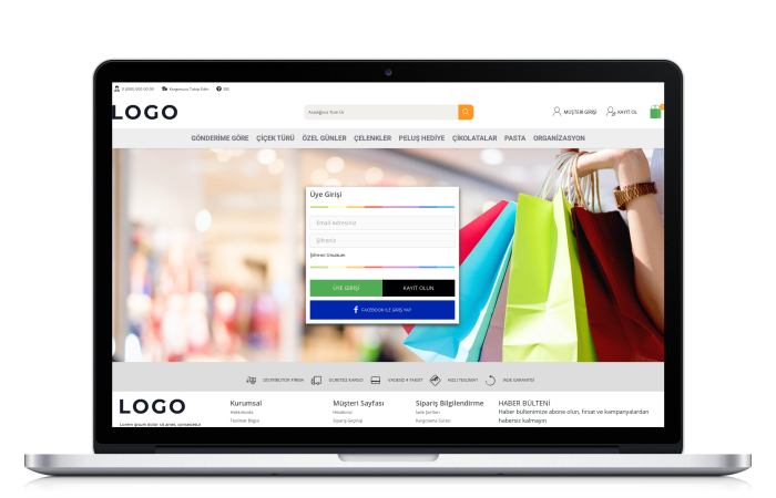 Çiçek E-Ticaret Paketi - HS118677 Çiçek E-Ticaret Paketi - HS118677