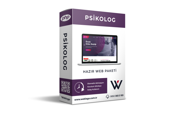 Psikolog Web Paketi - HS446316 Psikolog Web Paketi - HS446316