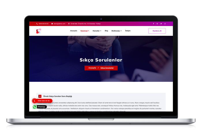 Psikolog Web Paketi - HS446316 Psikolog Web Paketi - HS446316